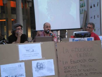 La educación como servicio público, ejercicio democrático e igualdad de oportunidades (Intervención  de Concejo Educativo – Mesa redonda Movimiento 15M Valladolid)