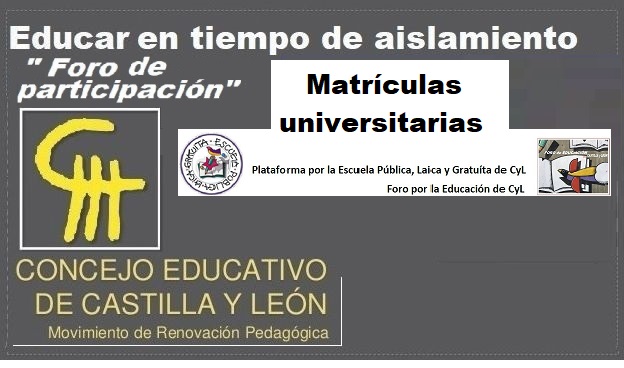 Acuerdo gobierno-CCAA sobre matrículas universitarias y Junta de Castilla y León .