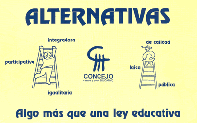 Alternativas: algo más que una ley educativa (Síntesis de propuestas de Concejo Educativo ante la LOE)