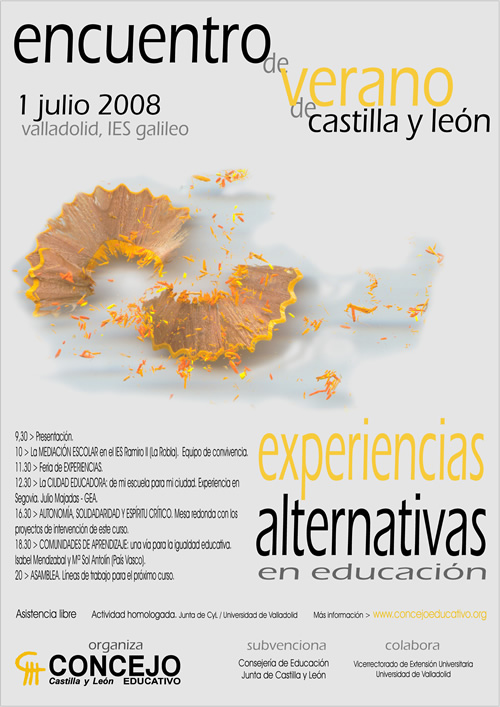 Encuentro de Verano de Castilla y León, 1 julio 2008 > Experiencias alternativas en educación