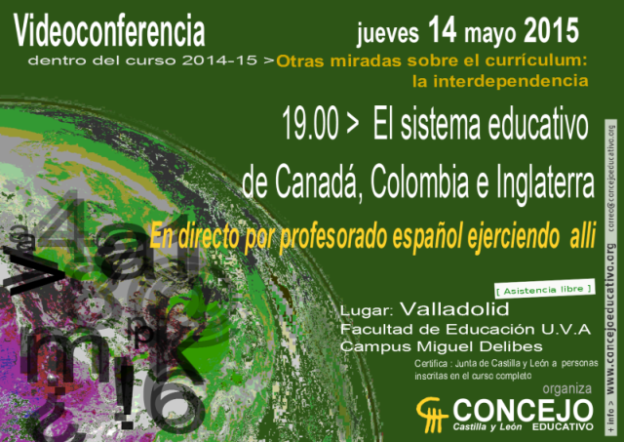 14 mayo 2015  > Videoconferencia: los sistemas de Colombia, Canadá e Inglaterra. La crónica