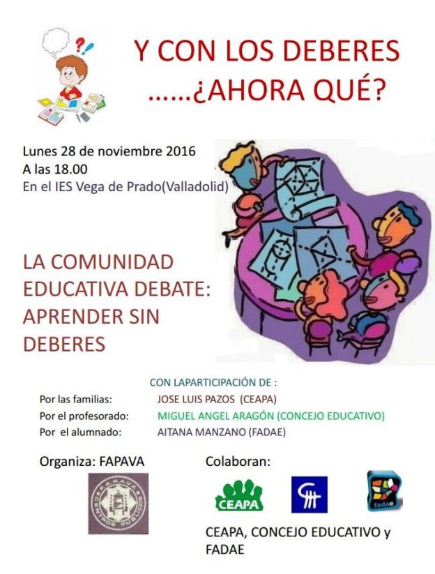 …Y con los deberes ¿ahora qué? (Mesa redonda)