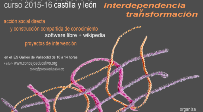 Crónica deI I Encuentro 2015-2016, 21 de noviembre > Interdependencia y transformación: conocimiento compartido