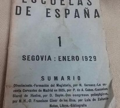 La renovación pedagógica desde la mirada de la revista “Escuelas de España” (1929-1931). Rosa Ortiz de Santos