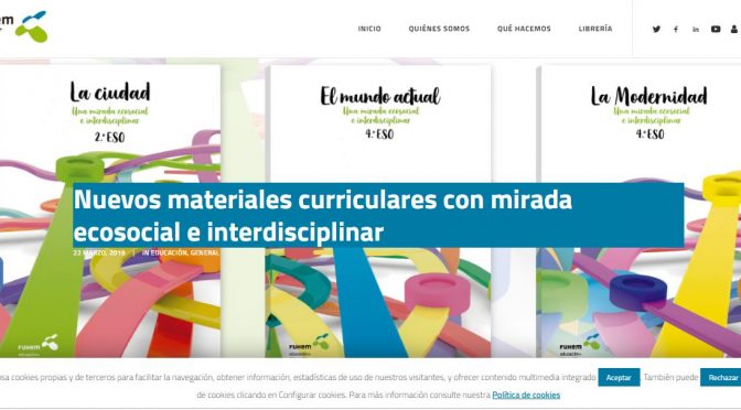 Materiales: una mirada ecosocial e interdiciplinar en todas las etapas. FUHEM