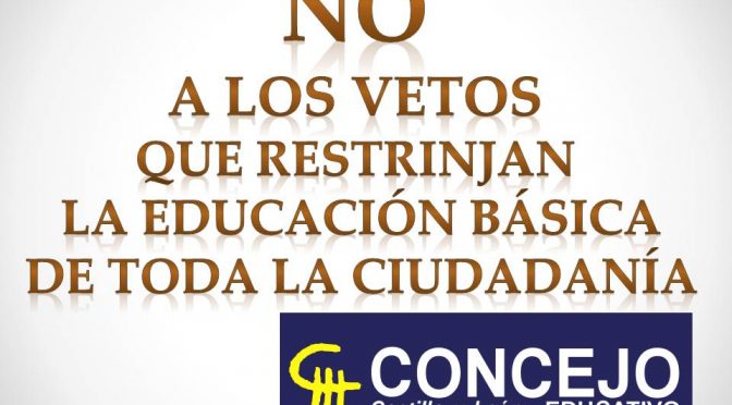 Respuesta democrática al veto a la educación (pin parental)