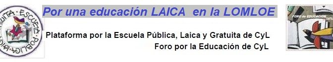 Por una educación Laica en la LOMLOE