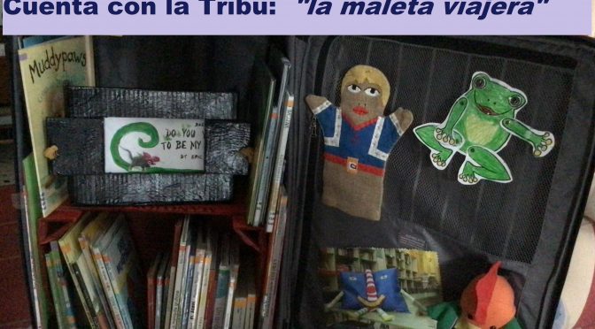 Cuenta con la Tribu: maleta viajera (“bibliomaleta”)